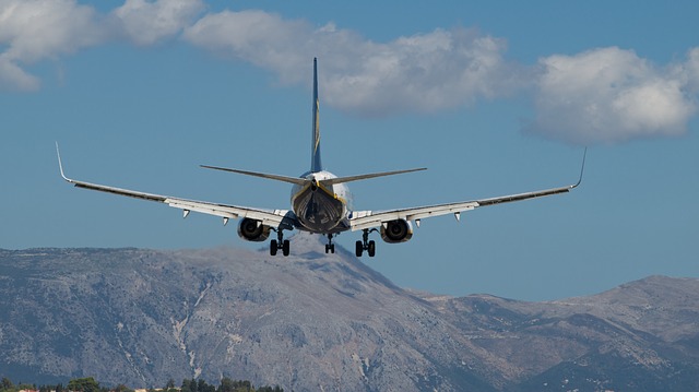 Plane Landing Corfu
