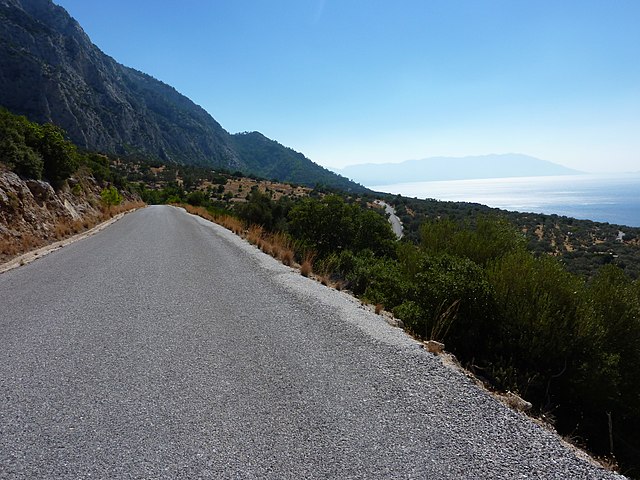 Road in Samos
