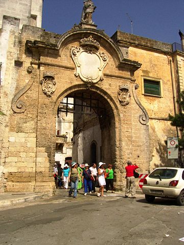 Old City Gate in Oria, Puglia