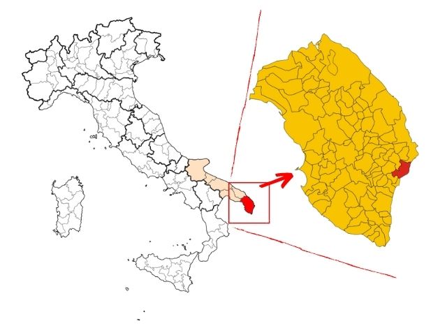 Santa Cesarea Terme Location