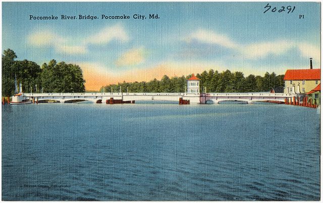 Pocomoke River Bridge in Pocomoke City