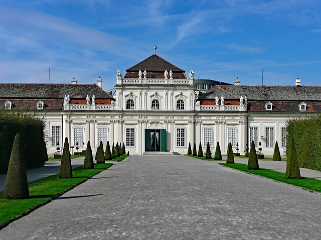 belvedere palace, vienna, austria