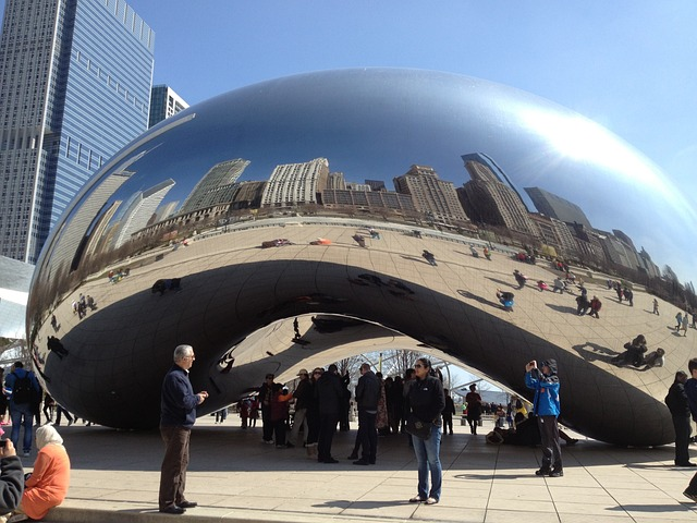 the bean, millennium park, chicago